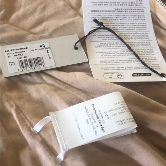 Rick Owens Lilies peach ๐ top NWT - Picture 2 of 3